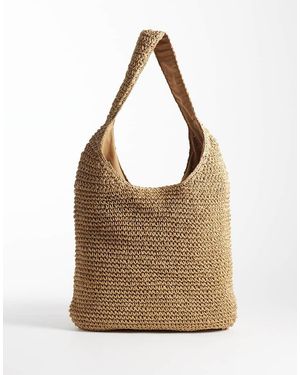 ASOS Straw Tote Bag - Brown