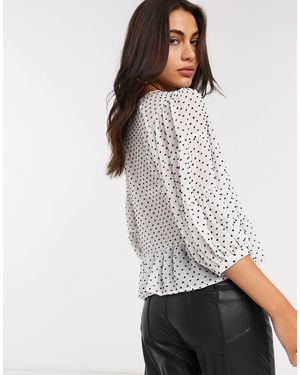 Camiseta transparente lunares stradivarius hotsell