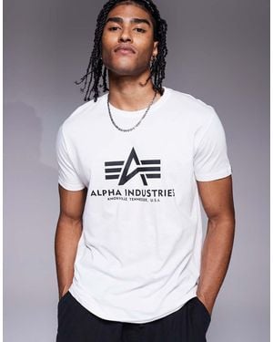 Alpha Industries Alpha Chest Logo T-shirt - White