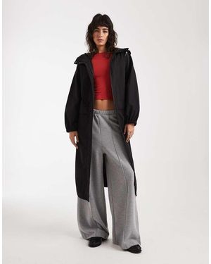 ASOS Technische Regenjas Met Lange Pasvorm - Zwart