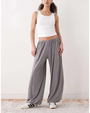 Weekday Balloon Fit Trousers - Grey