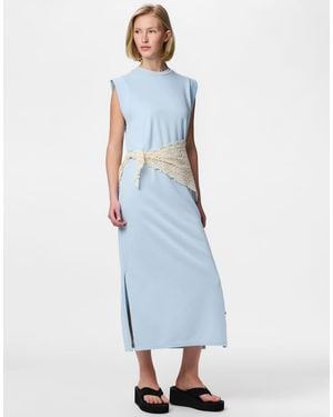 Pieces Sweat Dress - Blue