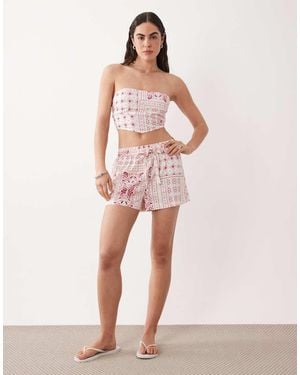 Aray Beach Short - Pink