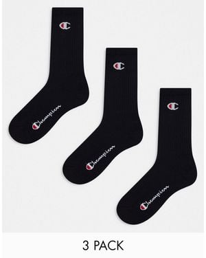 Champion Crew Socks - Black
