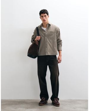 ASOS Camicia Boxy Oversize - Grigio