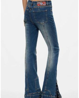 Desigual Flare Jeans - Blue
