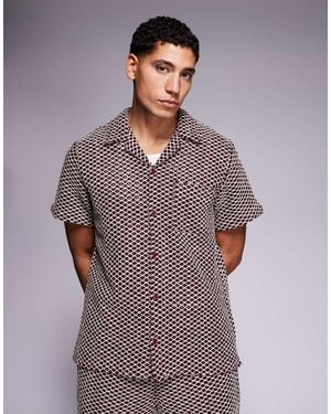 South Beach Crochet Shirt - Purple