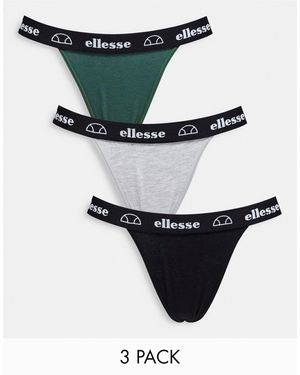 Ellesse – 3er-pack tanga-slips - Mehrfarbig