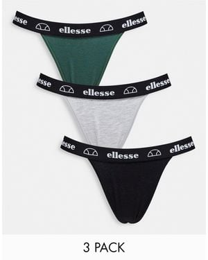 Ellesse Set Van 3 Tangaslips - Meerkleurig
