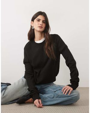 JJ Rebel Jersey De Punto De Corte Estándar En - Negro