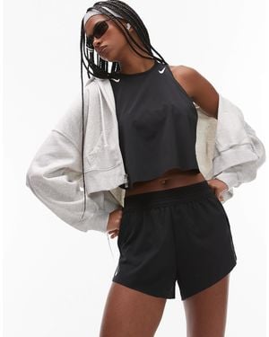 Nike Aeroswift 3 Inch Pleated Shorts - Black