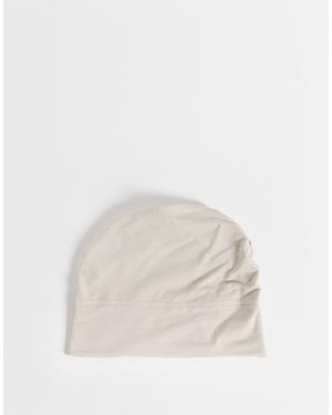 Iyal Casquette style foulard en bambou - beige - Blanc