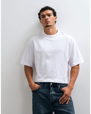 Collusion Heavyweight Boxy T-shirt - White
