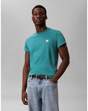 Calvin Klein Badge Logo T-Shirt - Blue