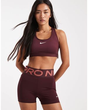Nike Nike Pro Training Dri-fit Sculpt 3 Inch Shorts - Red