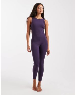 adidas Originals Adidas Training Yoga Motion Bodysuit - Purple