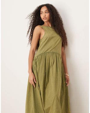 ASOS – midi-hängerkleid - Grün
