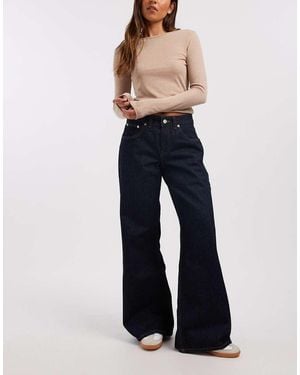Dr. Denim Rhue Low Waist Wide Fit Jeans - Blue