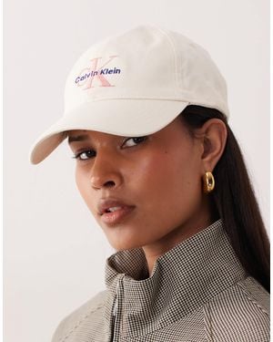 Calvin Klein Jeans Embroidered Monologo Baseball Cap - Brown