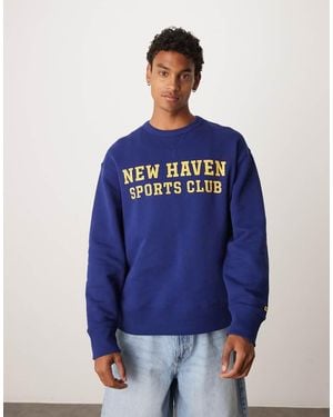 GANT Sudadera Azul Marino Con Estampado Gráfico De