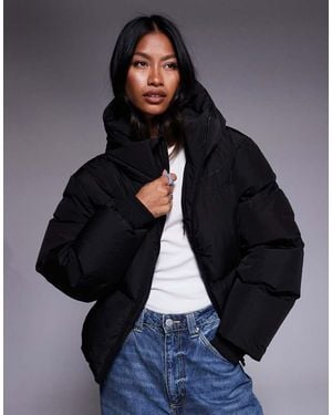 Good For Nothing Hooded Puffer Jacket - Blue