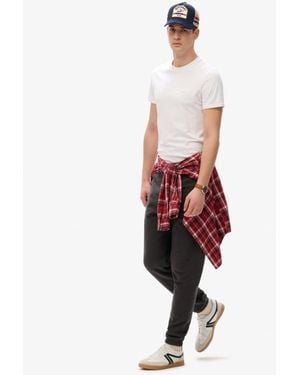 Superdry Athletic Essential Graphic Joggers - White