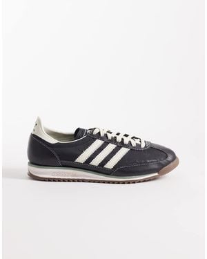 adidas Originals Sl 72 Og Contrast Stitch Trainers - Black