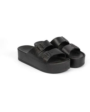 FREEDOM MOSES Scented Platform Sliders - Black
