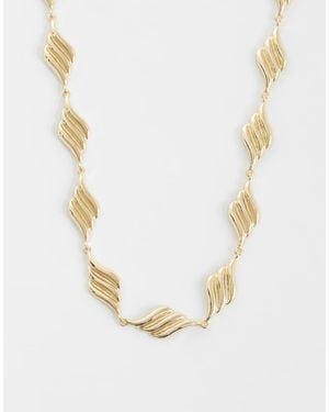 ASOS Collana Con Maglie Intrecciate - Bianco