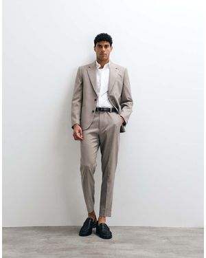 ASOS Tapered Suit Trousers - White