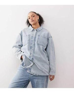 Noisy May Denim Overshirt - Blue