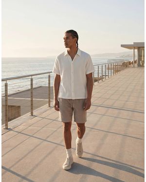 Jack & Jones – strukturierte sweat-shorts - Braun