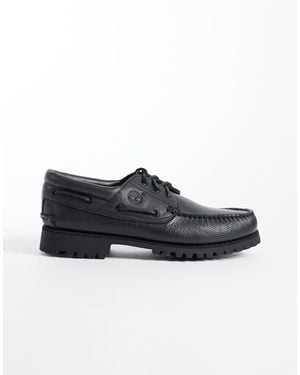 Timberland 3 Eye Boat Shoes - Blue
