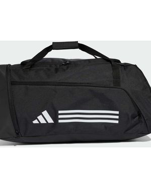 adidas Originals Essentials - grand sac polochon à 3 bandes - /blanc - Noir