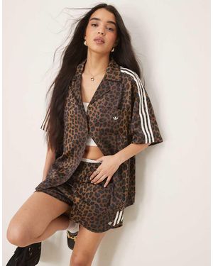adidas Originals Satin Shirt - Natural