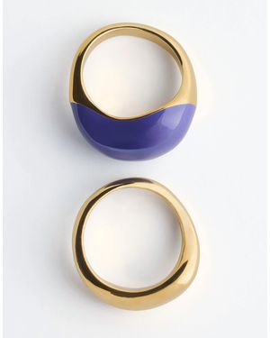 & Other Stories Ring-set zum stapeln - Blau