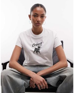 Carhartt Pup Graphic T-shirt - White