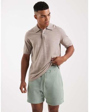 Hollister Pantalones Cortos Caquis De Corte Holgado Por La Rodilla De -Verde - Gris