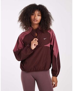 Nike Tempo Dri-Fit Jack - Rood