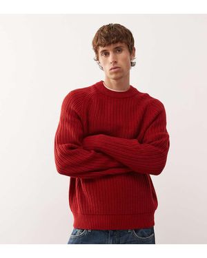 Collusion Knitted Sweat - Red