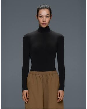 Oysho Thermal Base Layer Half-Zip Body - Grey