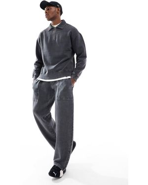Another Influence – weit geschnittene jogginghose - Blau
