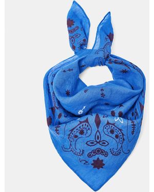 Pull&Bear Bandana imprimé - Bleu