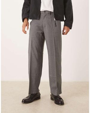 Abercrombie & Fitch Smart baggy Trousers - Grey