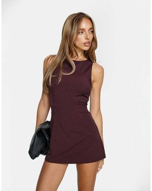 Princess Polly Yumiko Playsuit Senza Maniche Con Dettaglio Incrociato Sulla Schiena - Viola