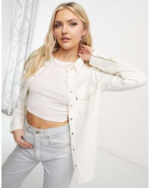 Levi's Essential Denim Shirt - White