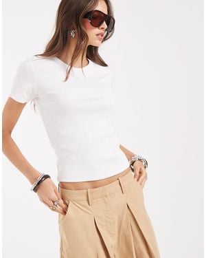 ONLY Fitted T-shirt - White