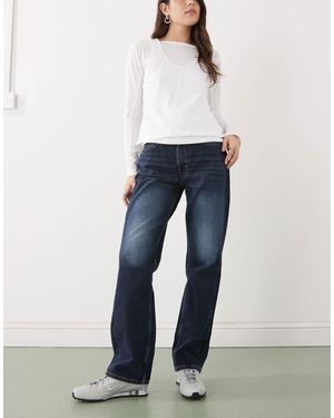 Weekday – resolute – stretch-jeans - Blau