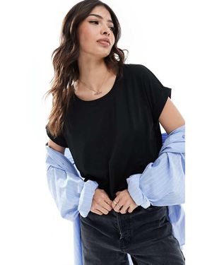 ONLY Soft Round Neck T-shirt - Blue