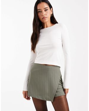 ASOS Asymmetric Skort - White